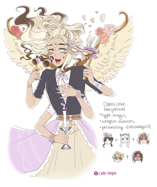 HELLO LONG TIME NO ART POST, BUT I’VE MADE MORE CAFE FUSIONSheadcanons/info on fusions under the cut