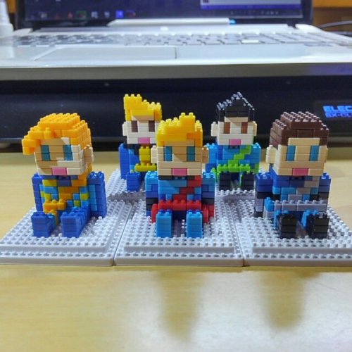 enotaken:  I made Old and New Tracy brothers at the ‘Plamo Block’(Japan original block k