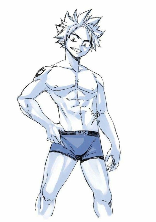 mwub:  Can’t we just… Appreciate Natsu for a momentI mean just ugh…Boy has got it going on and people have the nerve to call him ugly. 