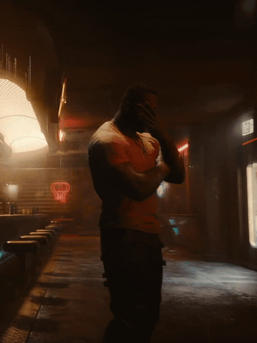 IDRIS ELBA As Solomon Reed In Cyberpunk 2077: Phantom Liberty (2023).