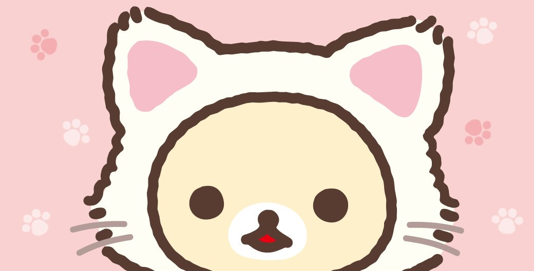k-orilakkuma:今日はネコ！似合ってるね♪