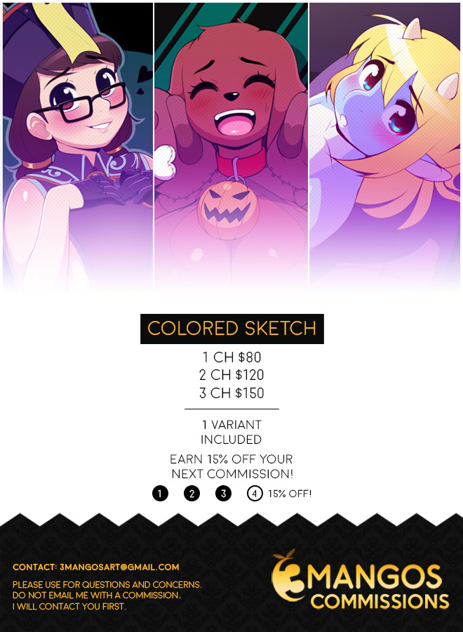 3mangos: 12 SLOTS ARE NOW OPEN. COMES IN A 1500px CANVAS SIZE. FORM WILL REMAIN OPEN