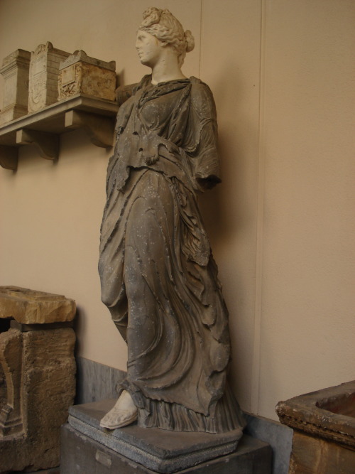 A Maenad from Thermae of Caracalla in Rome. Roman copy made in the time of Severus (c. 193-235 A.D.)