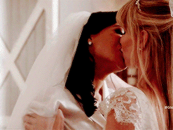 cosimacormier: I say that it’s good luck to kiss the bride before the wedding. Because then we can have that kiss that we can’t have in front of our friends and family, because they’d be too jealous. 