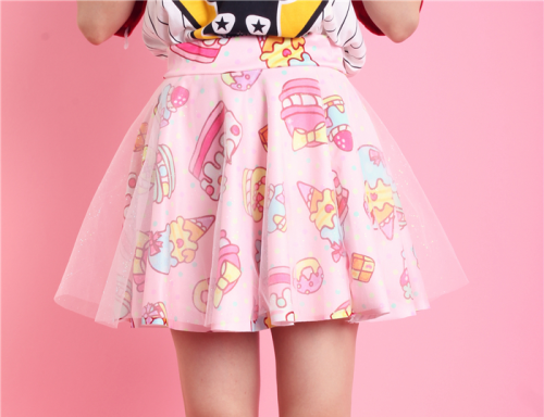 kawaii-finds:  Kawaii Strawberry Cake Skirt  porn pictures