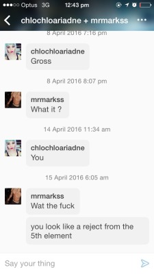 chlochloariadne:  When guys send you their