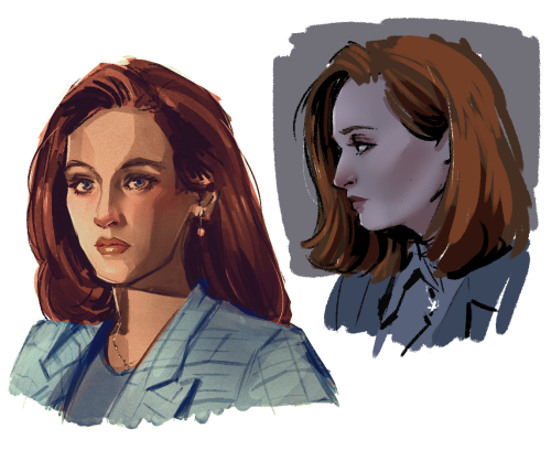 XXX morehandclaps:some scully studies photo