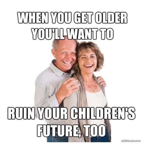 swagdeddy:  alexisafuckinnerd:   Scumbag Baby Boomer memes are the greatest.     LMAO  