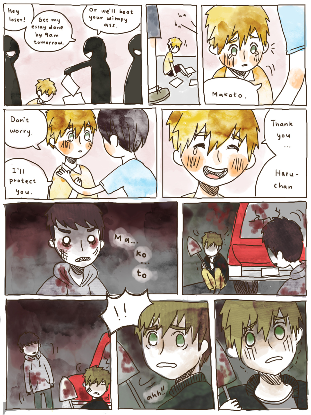 churosu:  IT’S A WARM BODIES AU ok so sousuke ate haru… so he gained all of haru’s