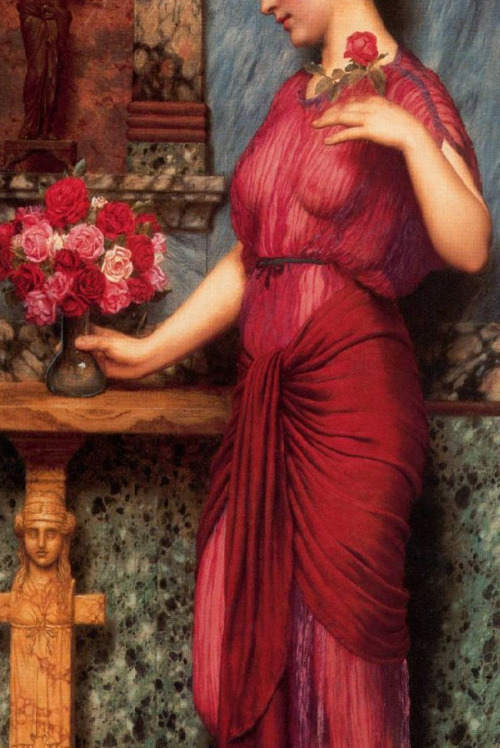 inividia:John William Godward, An Offering to Venus (detail) 1912.