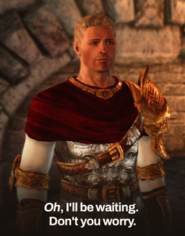 DA:O Gif Set 003 | Alistair Romance - So, We Made It!