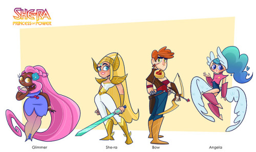 My version of She-Ra and the princess of power.#characterredesign #sheraandtheprincessofpower