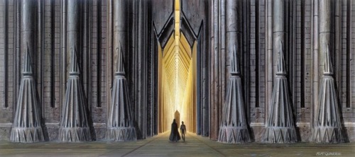 talesfromweirdland:Ralph McQuarrie art and designs for the Emperor’s throne room and guards. Return 