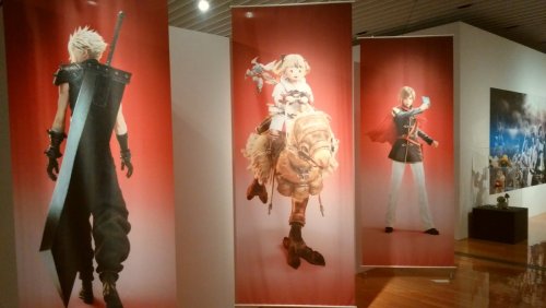 astoryofalove:A new large poster of Cloud from the remake was spotted at the visual works museum for