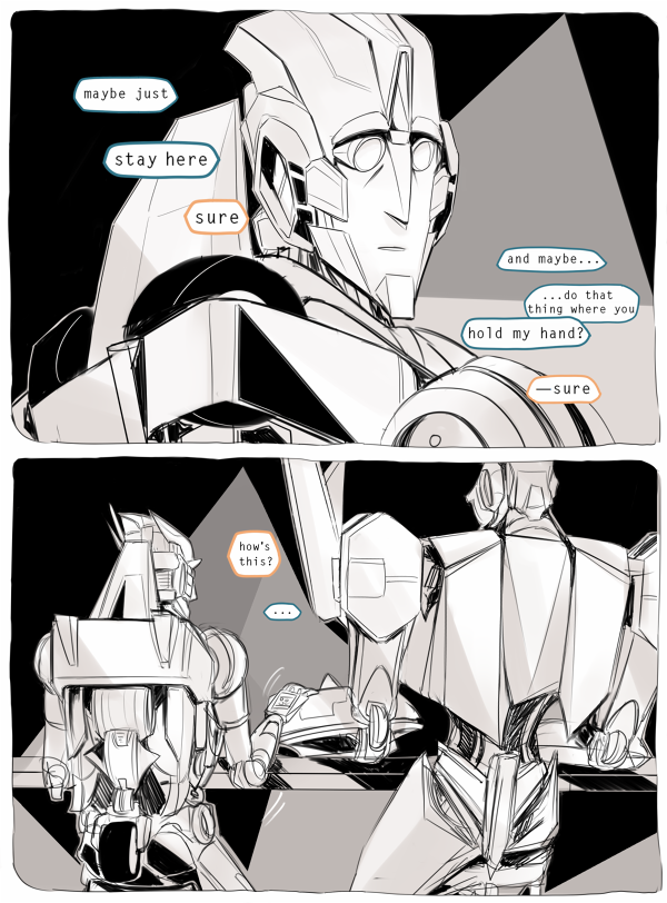 messatine:  (punk robot means Thanks but nerd robot already Gets It)   [g-gently