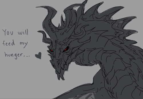 dogsignalfire:put a heart at the end of alduin’s quotes and you have instant kinky valentine cardsha