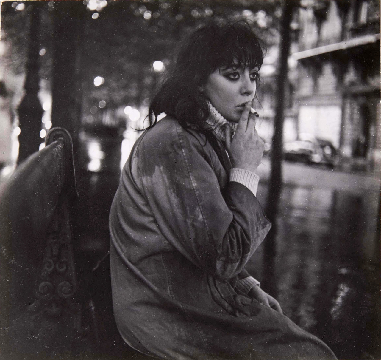 joeinct: Vali with Cigarette on Bench in the Rain, Photo by Ed Van der Elsken, 1950