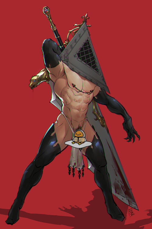 Neo-Gothic design for Pyramid Head. He looks rather knightly here:&gt;