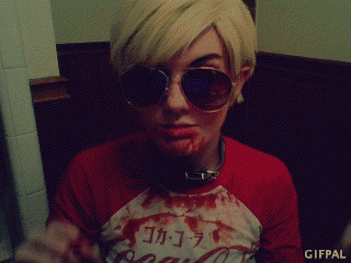 spectredeflector:  Now that I did sad gifs have some typical Dave Strider gifs: demonstuck