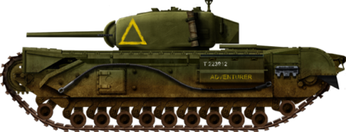 m4a1-shermayne:TIL about the Churchill 75 NA, what is essentially a Churchill Infantry support tank 