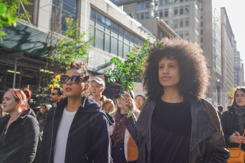 activistnyc: Thousands of people marched on 5th Ave in Manhattan to protest Donald Trump becoming Pr