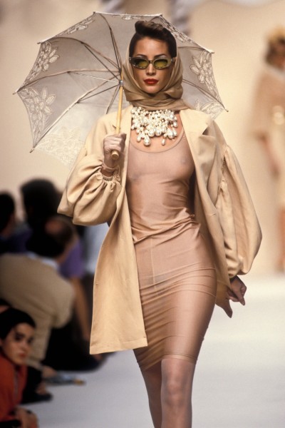 fashiontimeless:Christy Turlington for Michel Klein Spring, 1992