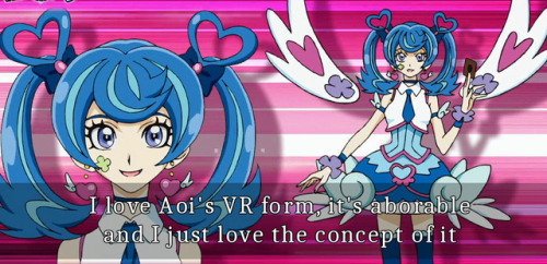 Confession:I love Aoi’s VR form, it’s adorable and I just love the concept of it