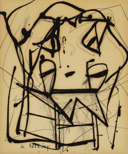 mauveflwrs:Willem De Kooning - Untitled (c.1949)