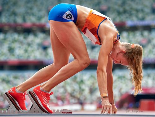 Femke Bol, Nederland, 400 meter hurdles, Olympic bronze medalist, Tokyo 2020. 52.03 sec . . . . . .