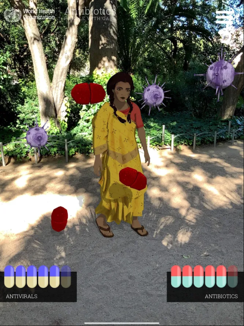 Antibiotic Awareness WeekThe World health organization was looking to create an AR Experience for educators to explain basic concepts about Antibiotic Resistance. In Collaboration with OneBigRobot, I helped them with the programming of this fun...