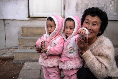 Korean family DPRK 2013