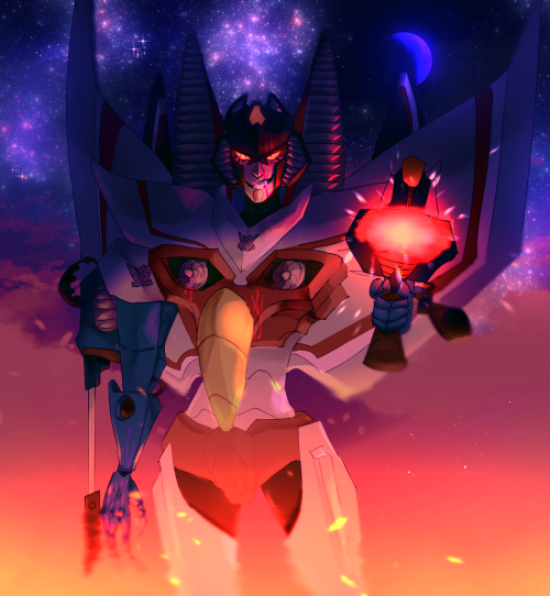 nswatcher:i cant believe i made this? i love starscream so much so i went sicko mode with the shadin