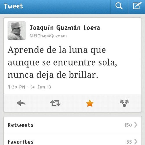 muchachodechihuahua:  APRENDE DE LA LUNA QUE AUNQUE SE ENCUENTRE SOLA,NUNCA DEJAR DE BRILLAR.