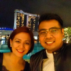 I miss this lady 😀😝😀😝😀😝 #wefie #saturday night #wine  (at Lantern - The Fullerton Bay Hotel Singapore)