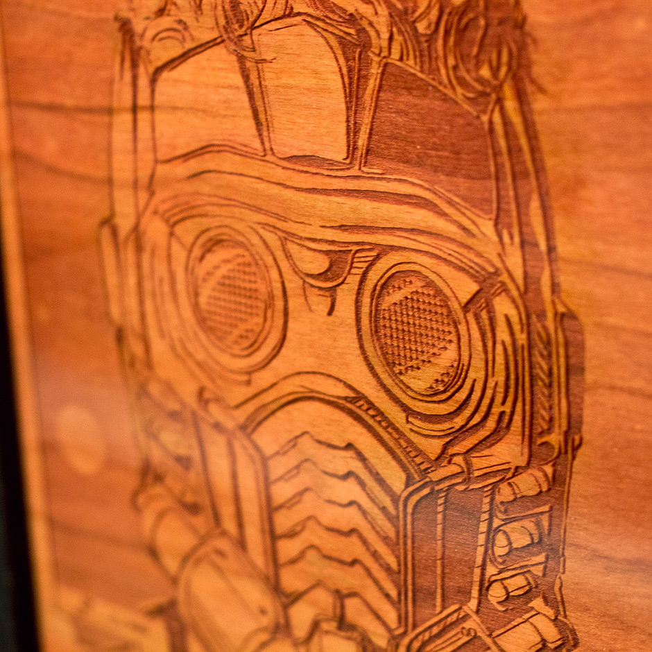 pixalry:  Guardians of the Galaxy Wood Portraits - Created by Rob Loukotka Available