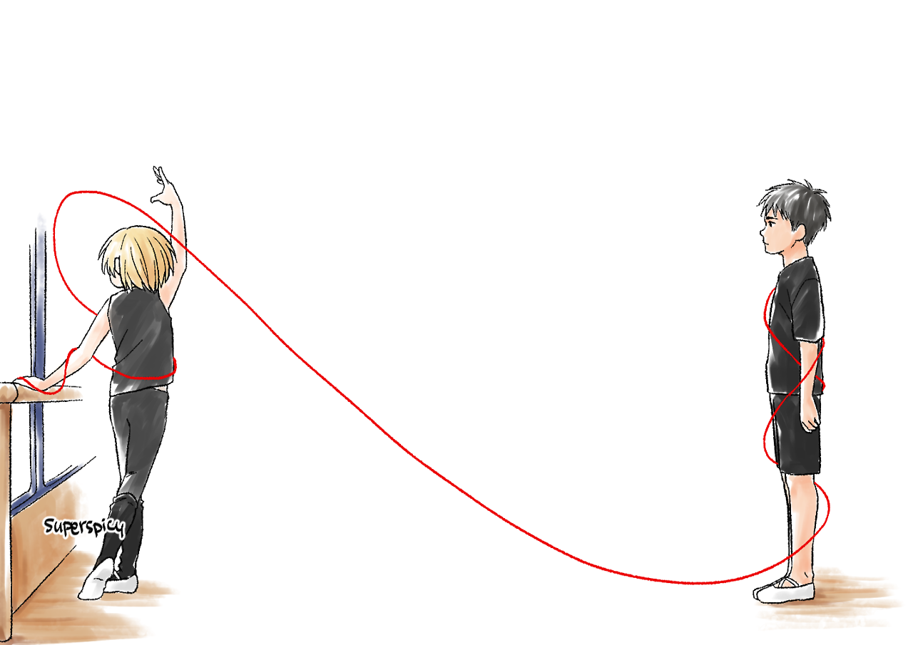 superspicy:Red Rope String of Fatei keep holding my laugh when i draw beka in ballet