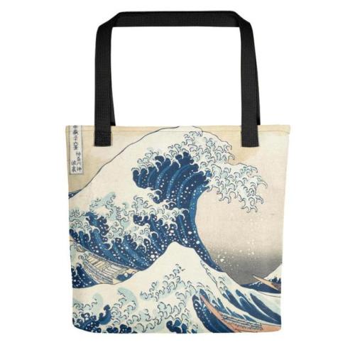 The Great Wave Tote on EVRDThis tote bag is a reproduction of The Great Wave by Katsushika Hokusai. 