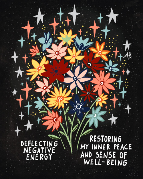 inkflowergarden:Deflecting negative energy.