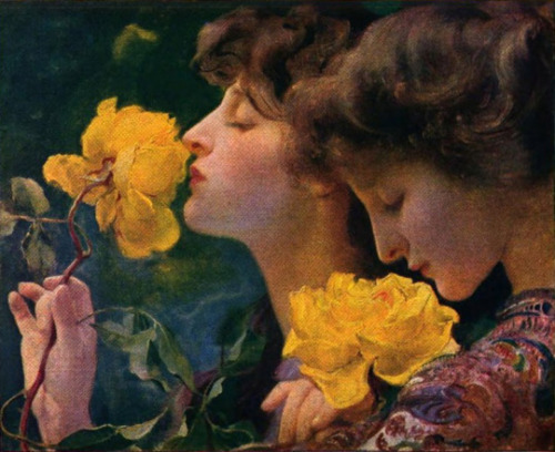 themusewithinthemusewithout: Four Roses by Franz Dvorak, 1903.