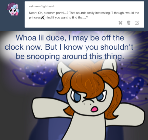 askthesubconsciousponies:  Magic Mirror on the wall, who’s the most annoying of