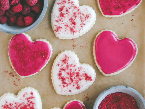 delectabledelight:Coconut oil sugar cookies with naturally colored icing (by Ashlae | oh, ladycakes)