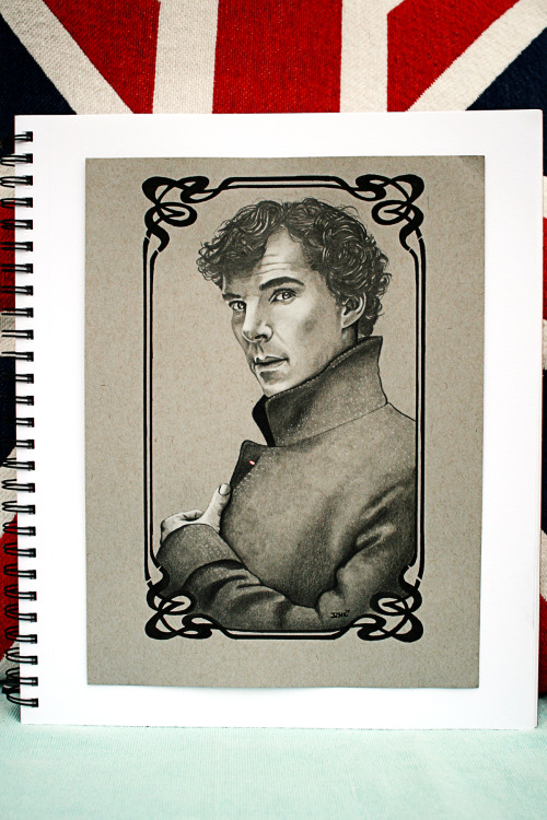 lunadax: Sherlock, framed in Art Deco. I just love how Ian Derry photographed them and in my opinion