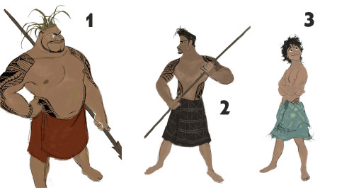 minkyuanim: Moana Visual Development, Part 2 “The Brothers”.At one point in the sto