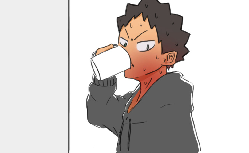 ichigomaniac:     thirst·yˈTHərstē/ I know I should update the Apartment AU more