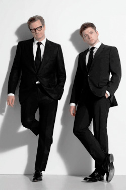 colinfirthdaily:  Colin Firth and Taron Egerton