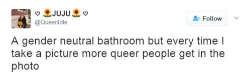 dandridgegirl:honestlyyoungpersona: Isn’t that lovely? Very necessary. Gender neutral bathro