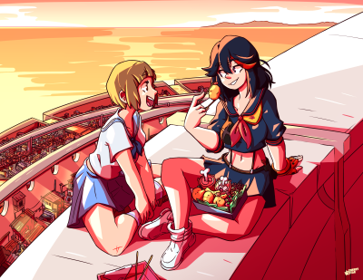 cherrystar-art:Kill la kill fanart! :D