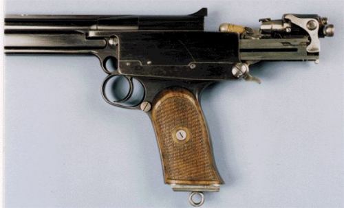 A Big Powerful Weird Pistol, The Mars PistolCreated by H. W. Gabbett-Fairfax in 1899, the Mars pisto