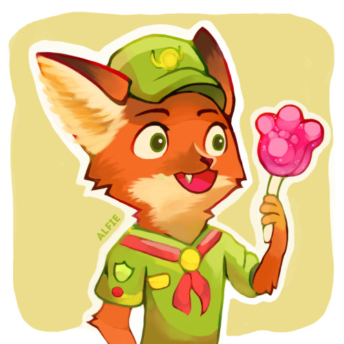 alfie-arufi:    I saw zootopia, and had to draw my furry son <3   