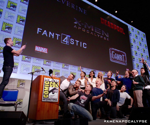 The magnificent cast and filmmakers of X-Men: Apocalypse surprised fans at the 2015 Comic-Con in San